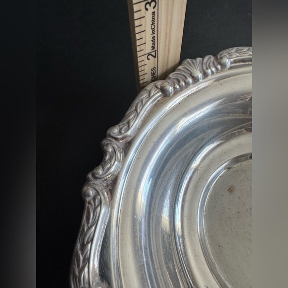 Vintage Sheridan Taunton Silversmiths LTD 8 Inch Candy/Nut Dish Bowl - Picture 4 of 9